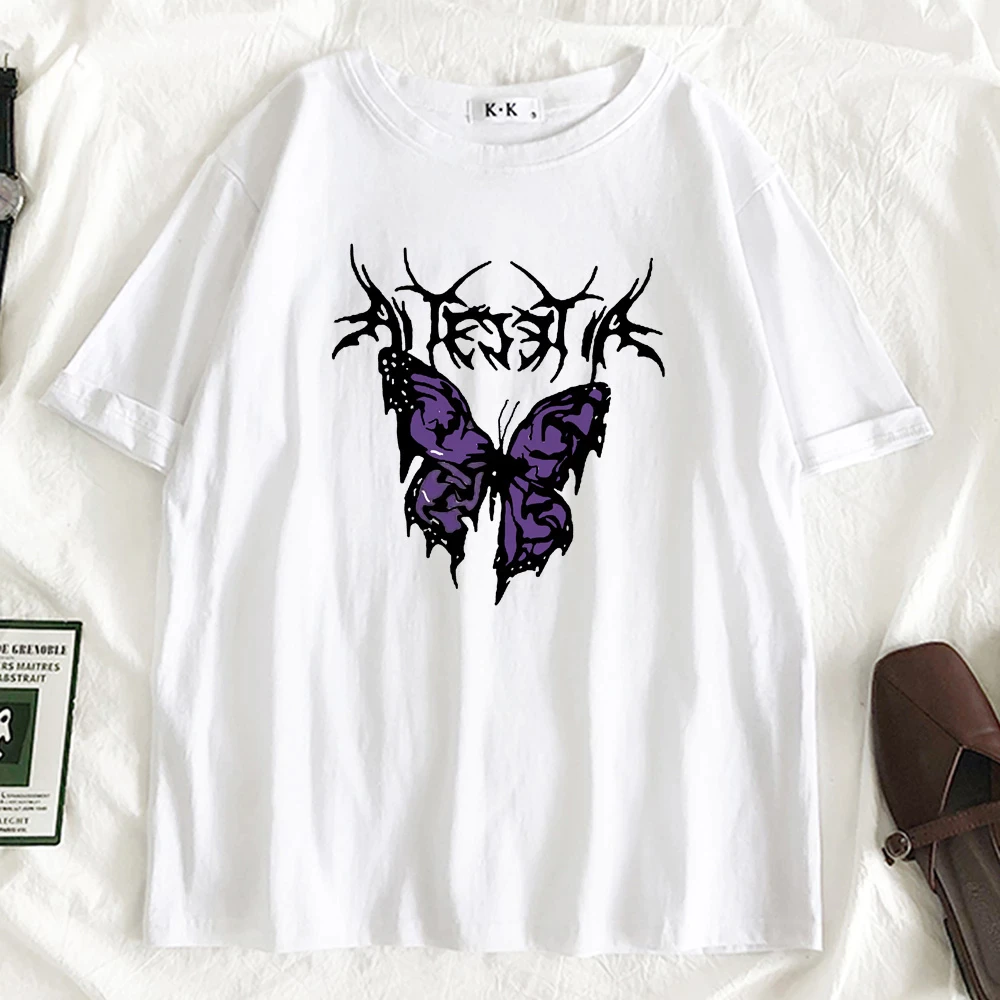 Harajuku Oversized T Shirt Women Aesthetic Funny Graffiti Printed Harajuku Anime Unisex T shirts Women Tees Tops